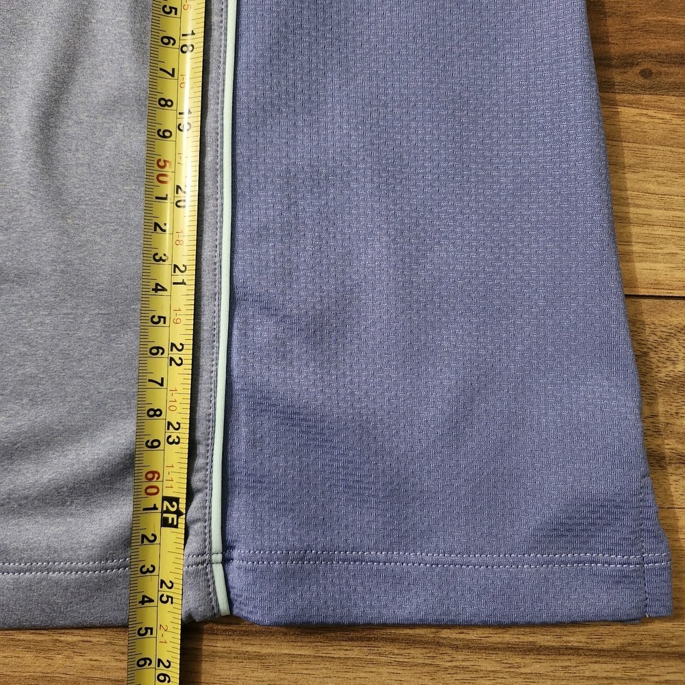 NWT Peter Millar Womens Crown Logo Zip Polo Shirt Purple Zurich Classic Size XL - Picture 5 of 14